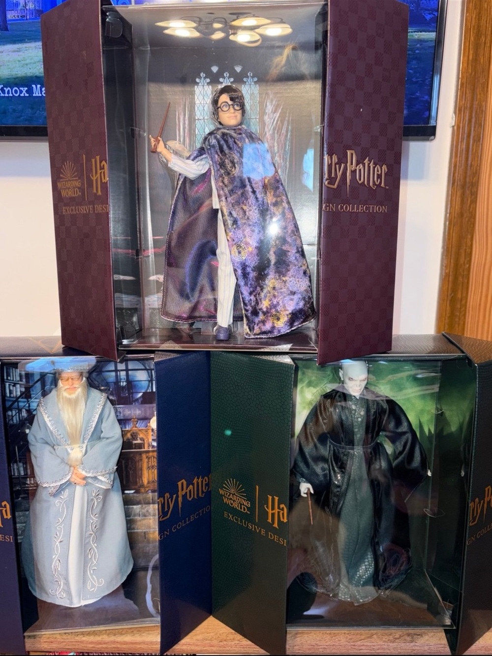 Harry Potter Design Collection: HARRY POTTER, Albus Dumbledore & Voldemort NIB